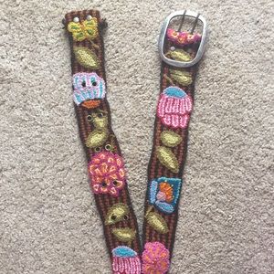 Embroidered Hippie Belt